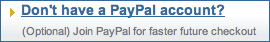 PayPal sign up